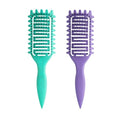 Curl Defining Brush for Curly Hair (1Pc Green Purple)