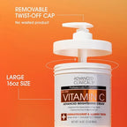 Vitamin C Cream Visibly Brightening Body Lotion (4 - Vitamin C Brightening Cream / 16 Ounce (Pack of 2))