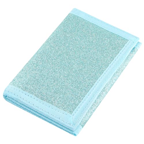 RFID Blocking Canvas Wallet for Men and Women (Blue Bling)