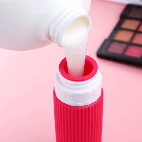 Travel Bottles for Toiletries (3 Ounces / Dark Purple)