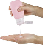 Travel Bottles for Toiletries, TSA Approved 3oz Leak Proof Silicone Refillable - Image 6