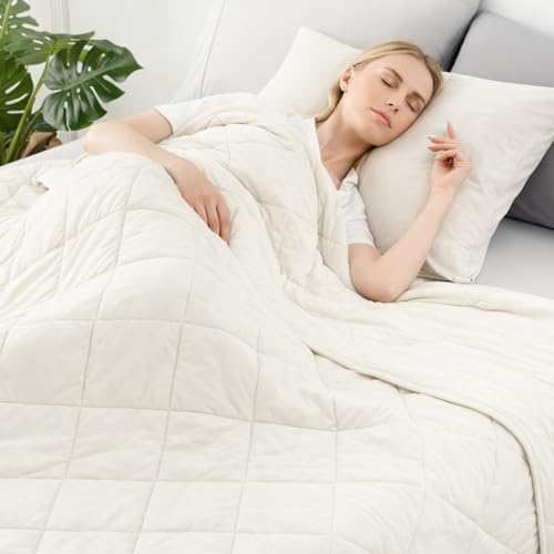 Cooling Blanket for Hot Sleepers King Size (Off White / King (108" x 90"))