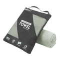 Microfiber Towel Quick Dry Camping & Travel & Gym Towel. Compact (Bean Green / 32.00" x 16.00")