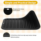 Large Heat Resistant Mat for Styling Tools (Black)