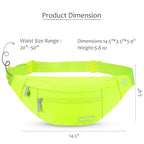 Neno Green Crossbody Fanny Pack Gift for Enjoy Festival Traveling (Neno Green / Large)