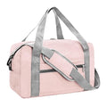 Foldable Carry on Luggage Bag 22x14x9 Personal Item Bag for Airplanes Travel Duffel Bags for Women and Men (Pink / 40L)