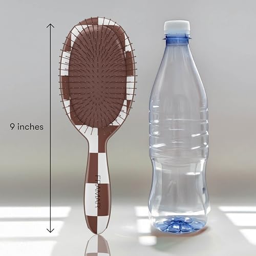 Hair Brush Detangler (Chocolate Checkered)