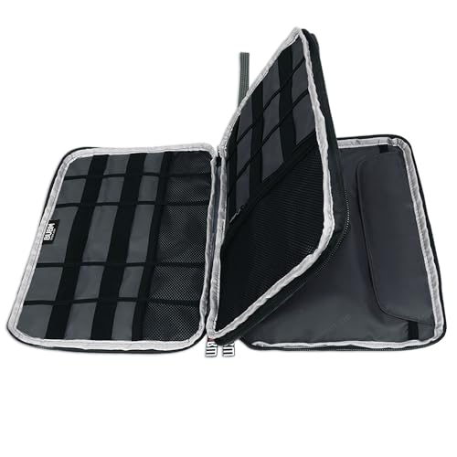 Double Layer Electronics Organizer (Large,2-layer / Blue)