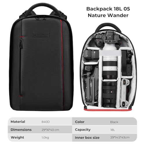 Camera Backpack (03-black-red)