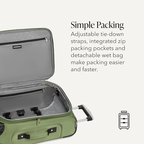 Sion Carry On Spinner Luggage (Carry-On / Evergreen)
