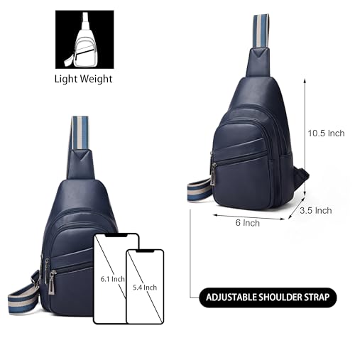 Sling Bag Crossbody Bags (Dark Blue)