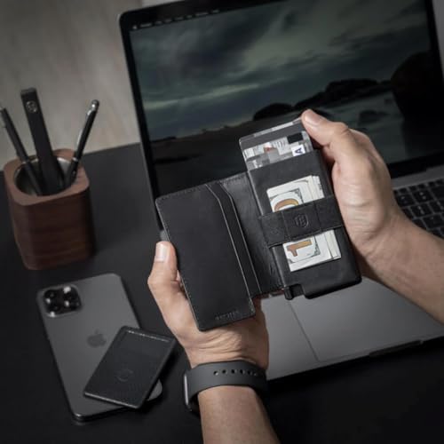 Parliament Pop Up Minimalist Wallet for Men (Nappa Black)