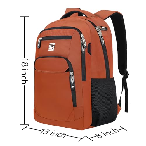 Laptop Backpack (Laptop / 15.6 Inch / Orange)