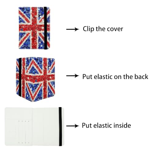England Flag Passport Holders Leather Passport Wallet for Travel Essentials (England Flag / One Size)
