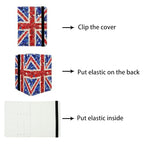 England Flag Passport Holders Leather Passport Wallet for Travel Essentials (England Flag / One Size)