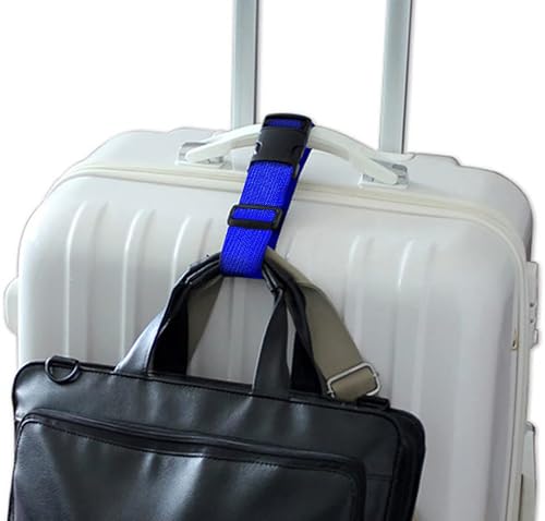 Luggage Straps Travel Belt Multiple Suitcases Connector (2Pcs Multicolor / 45 In Connect)