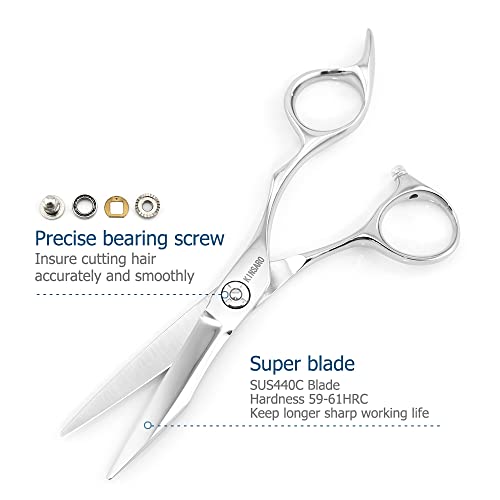 5.5 Inch Hair Cutting Scissors 440C Small Hair Shears (5.5 Inch Cutting)