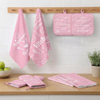 Pink Kitchen Decor Set (Pink)
