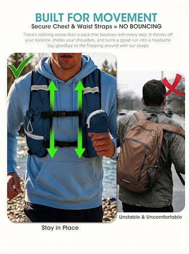 Foldable Small Hiking Backpack with 3 Strap Pockets (Darkgray)
