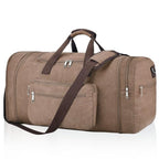 60L Canvas Duffle Bag for Men (Coffee / 60L)