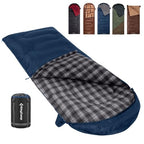 Sleeping Bag for Adults (AZURE / Left Zip)