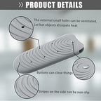 Heat Insulating Silicone Mat Pouch for Hair Styling Tools (Grey)