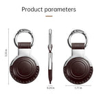 Genuine Leather Keychain for Airtag New 2nd Gen (B3-Brown V2.0)