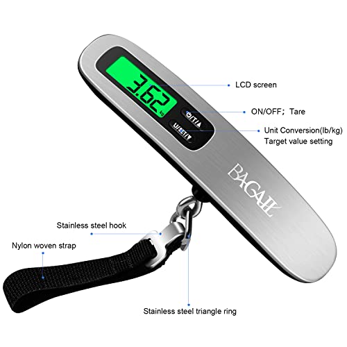Digital Luggage Scale (Silver)
