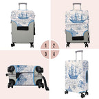 Travel Luggage Cover Suitcase Protector Fits 18 (B-2 / XL(29-32in))