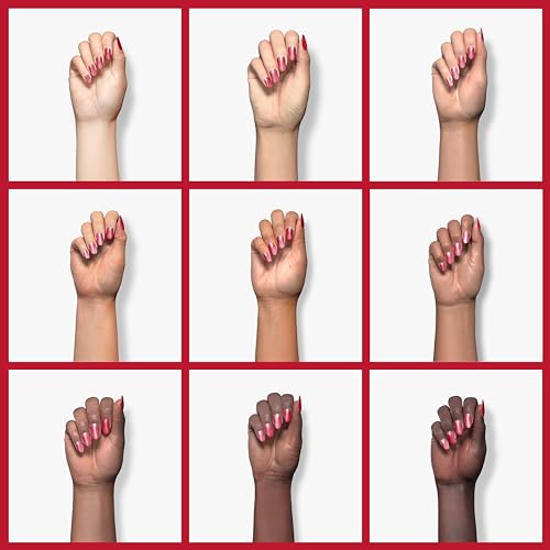 Beetles Glitter Red Gel Nail Polish Wine Red Shimmer Gel Polish 1Pcs 0.5Oz (C - Shimmery Red | Berry Wine)