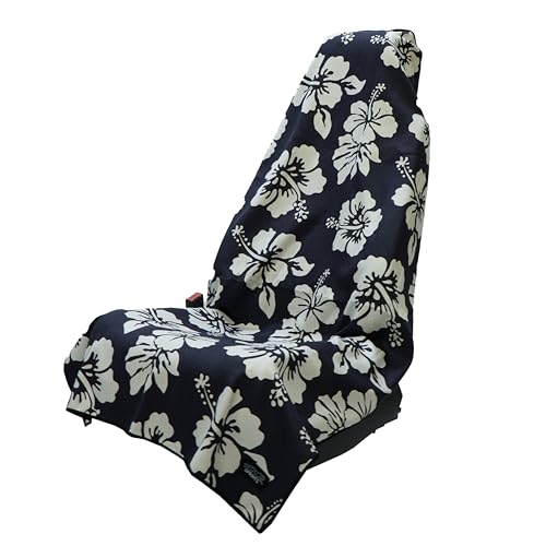 Athletic Running Towel (Flex on the Beach - Black W/ Snaps)