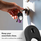 Caseology by Spigen for AirTag Keychain Case (Matte Black)