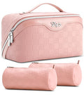Travel Makeup Bag Organizer (01-D-Pink)