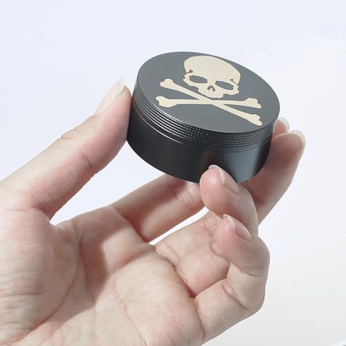 Small Pill Case 3 Compartments (Grey With Gold Head)