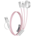 1Pack Travel Essentials for Apple Watch Charger (Pink / 1Pack-4FT)