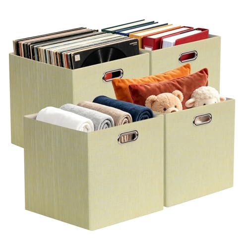 Storage Cubes (13×13×13/4pcs / Yellow/Beige Mixed)