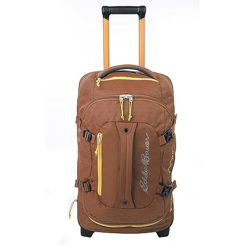 Expedition Rolling Duffel Bag with Wheels (Rust / 22" (Carry-On))