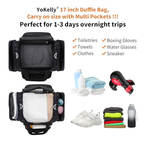 17 inch Small Duffle Bag (Black Marble / 17 inch)