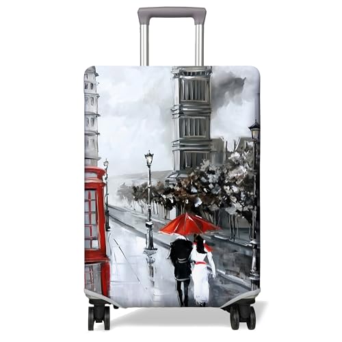 Travel Luggage Cover Suitcase Protector Fits 18 (Travel-5 / S(18-20in))