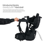 Mountain Scandinavian Hiking Baby Carrier Backpack (Mountain Black)