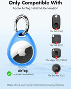 Holder for Apple AirTag (Black&Rose Pink &Yellow&Blue)