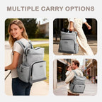 Neoprene Diaper Bag Backpack with Changing Pad (Gray)