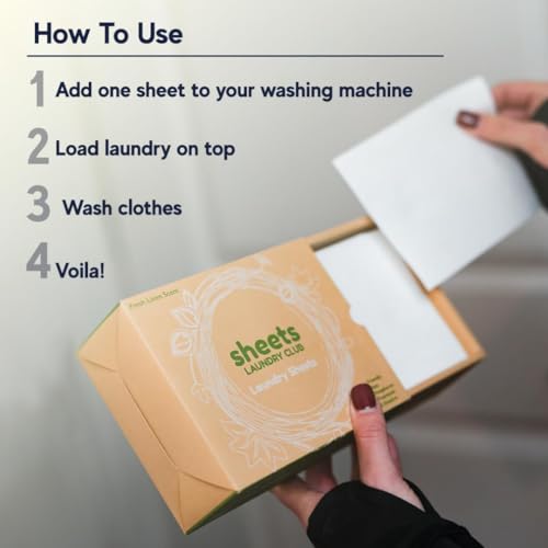 Detergent Sheets (50 Count (Pack of 1))