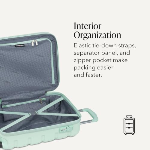 7366 Signature Hardside Expandable Luggage with Spinner Wheels (3-Piece Set (19/23/27) / Clearly Aqua)