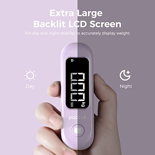 Digital Luggage Scale for Travel (Purple)