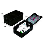 Travel Shoe Bags (Black / 2 Packs)