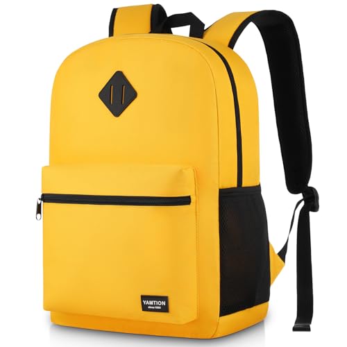 Unisex School Backpack (15.6 inch / Orange)