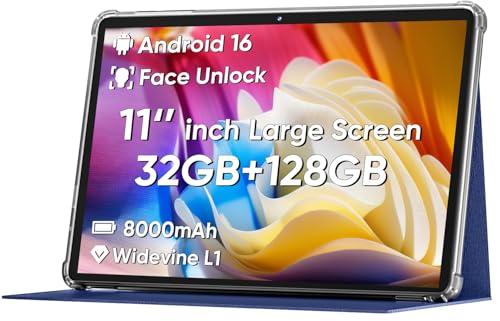2026 Android16 Tablet 11inch (Light Blue)