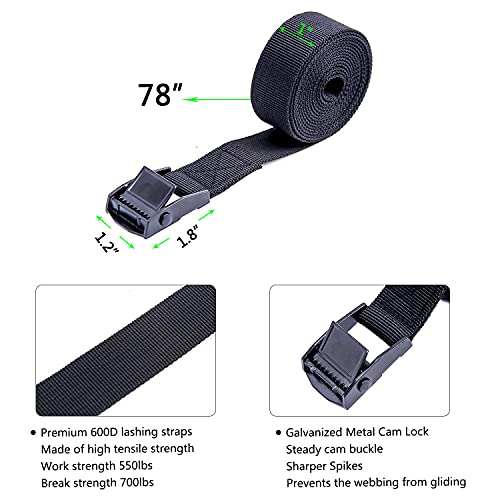 Premium Lashing Nylon Strap (4 PCS)