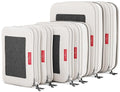 Premium Compression Packing Cubes for Travel (Sand / 6 pack)